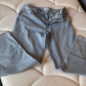 Seven7 Women's Light Blue Straight Leg Jeans